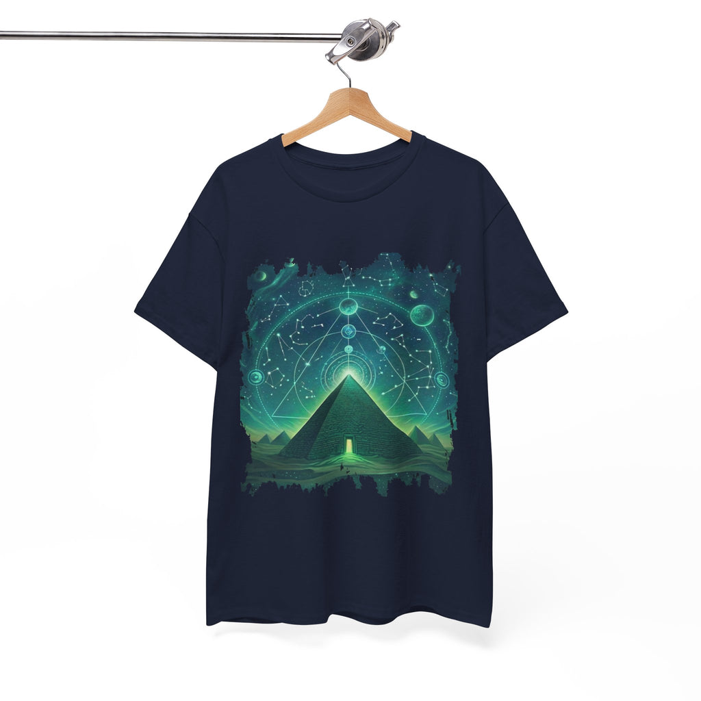 Mystic Pyramid Graphic Tee — Cosmic Geometry T-Shirt