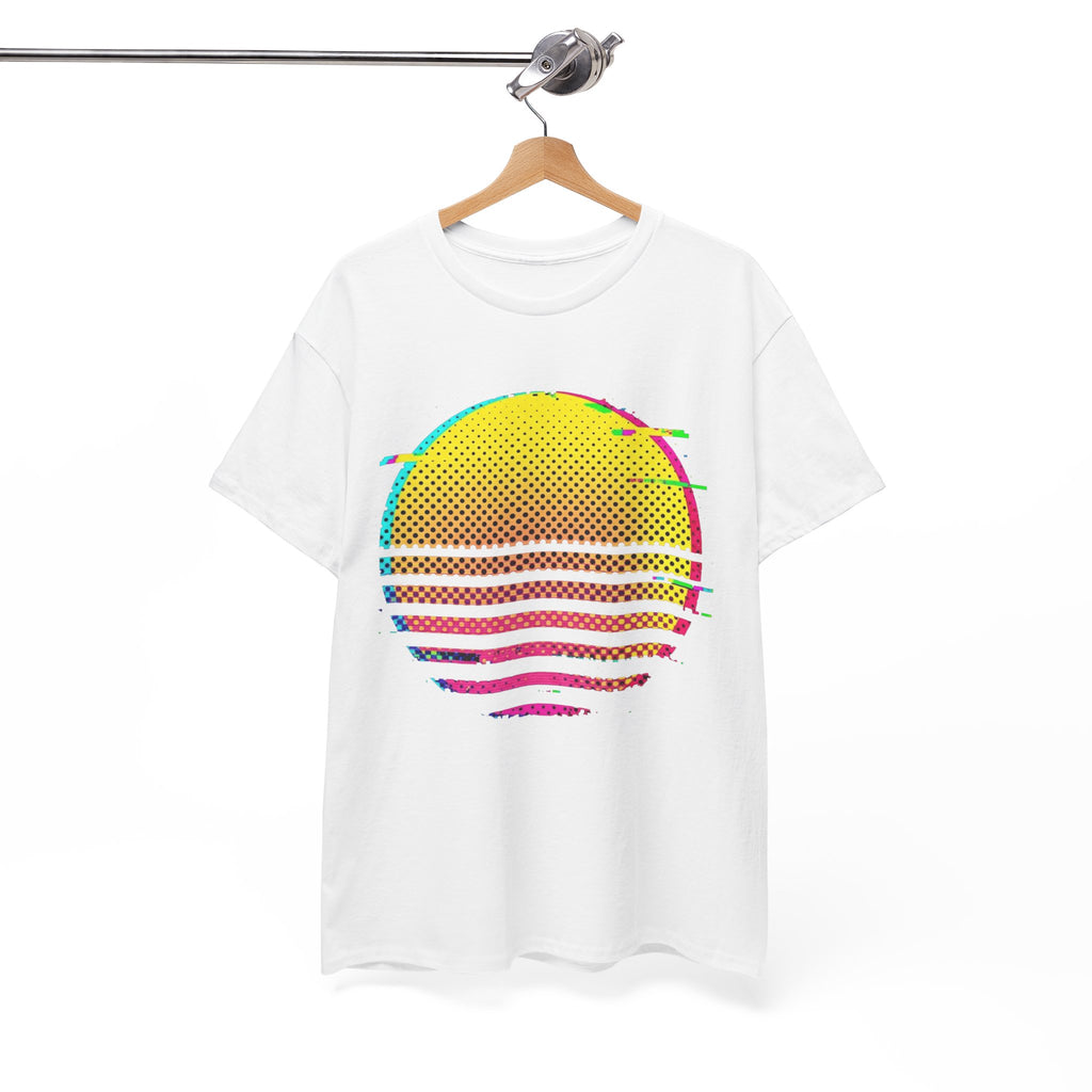 Retro Glitch Sunrise T-Shirt