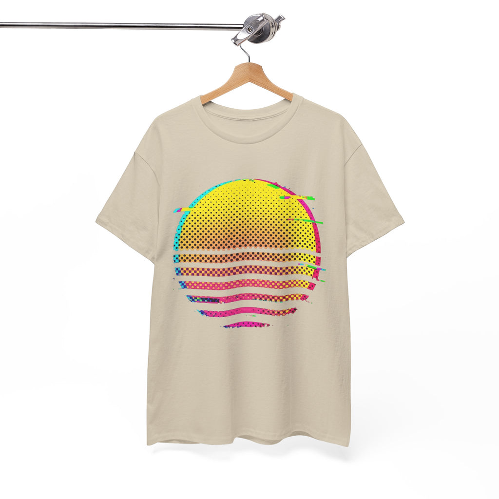 Retro Glitch Sunrise T-Shirt