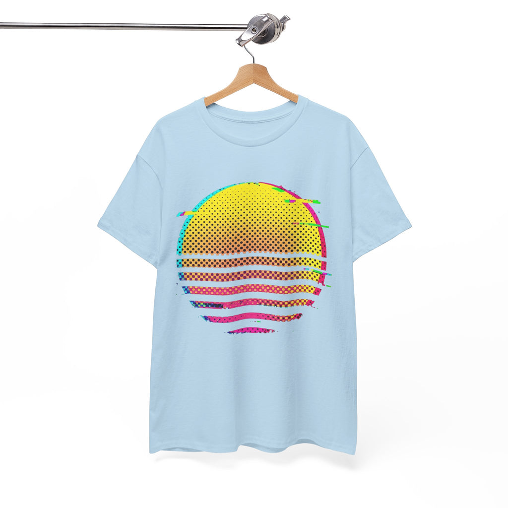 Retro Glitch Sunrise T-Shirt