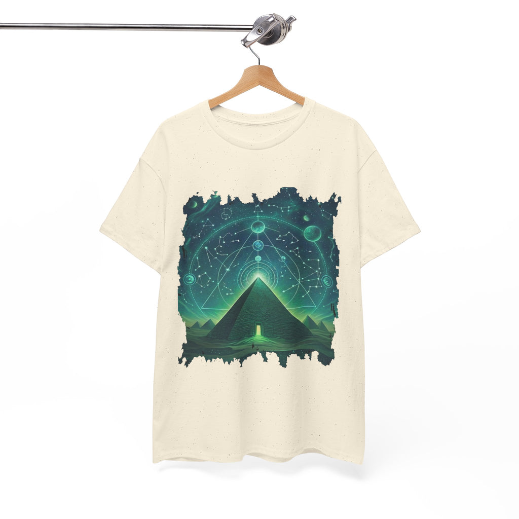 Mystic Pyramid Graphic Tee — Cosmic Geometry T-Shirt