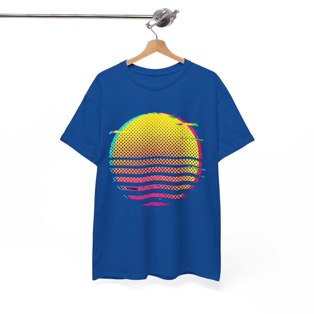 Retro Glitch Sunrise T-Shirt