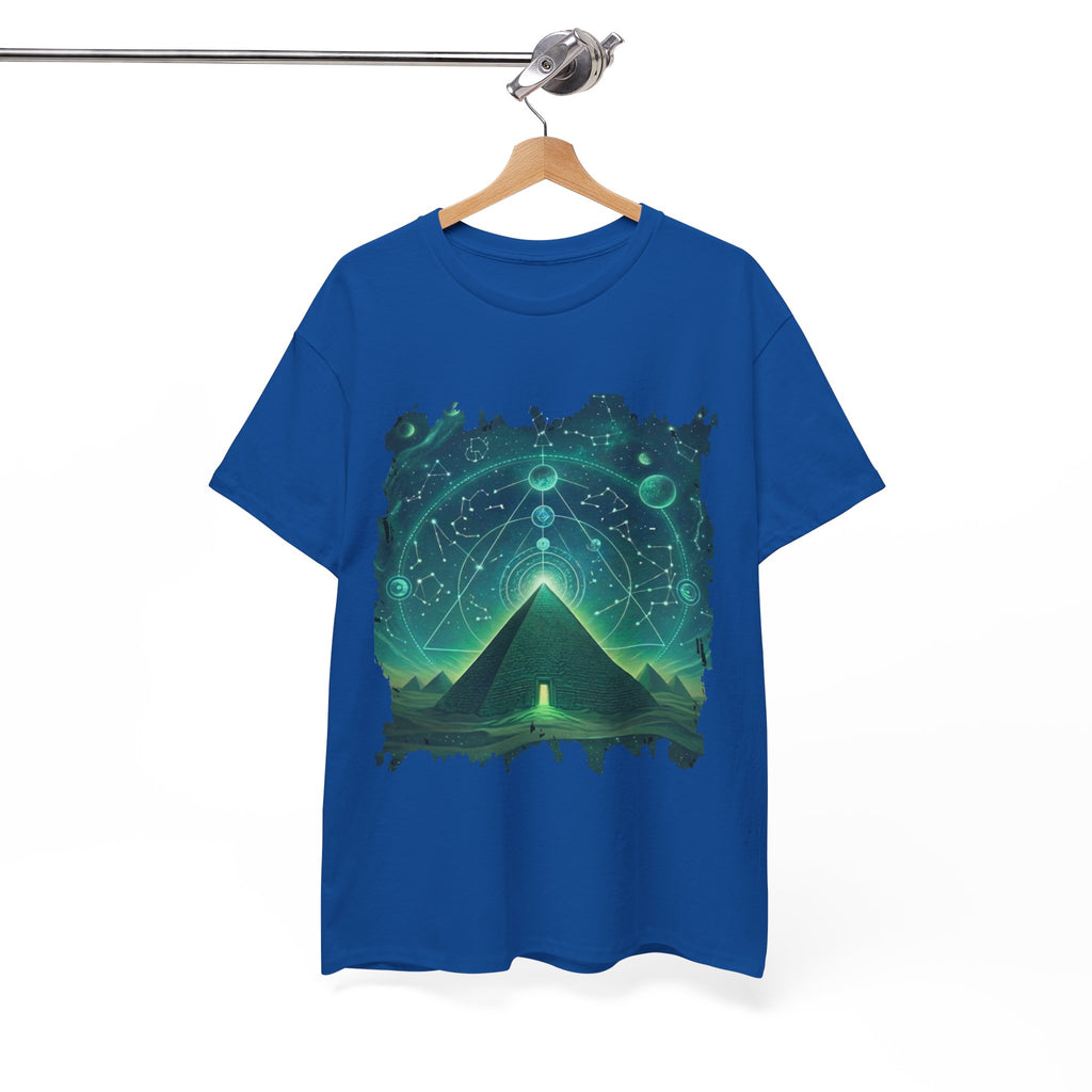 Mystic Pyramid Graphic Tee — Cosmic Geometry T-Shirt