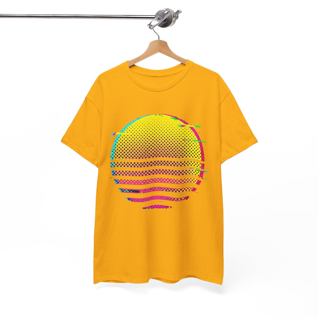 Retro Glitch Sunrise T-Shirt