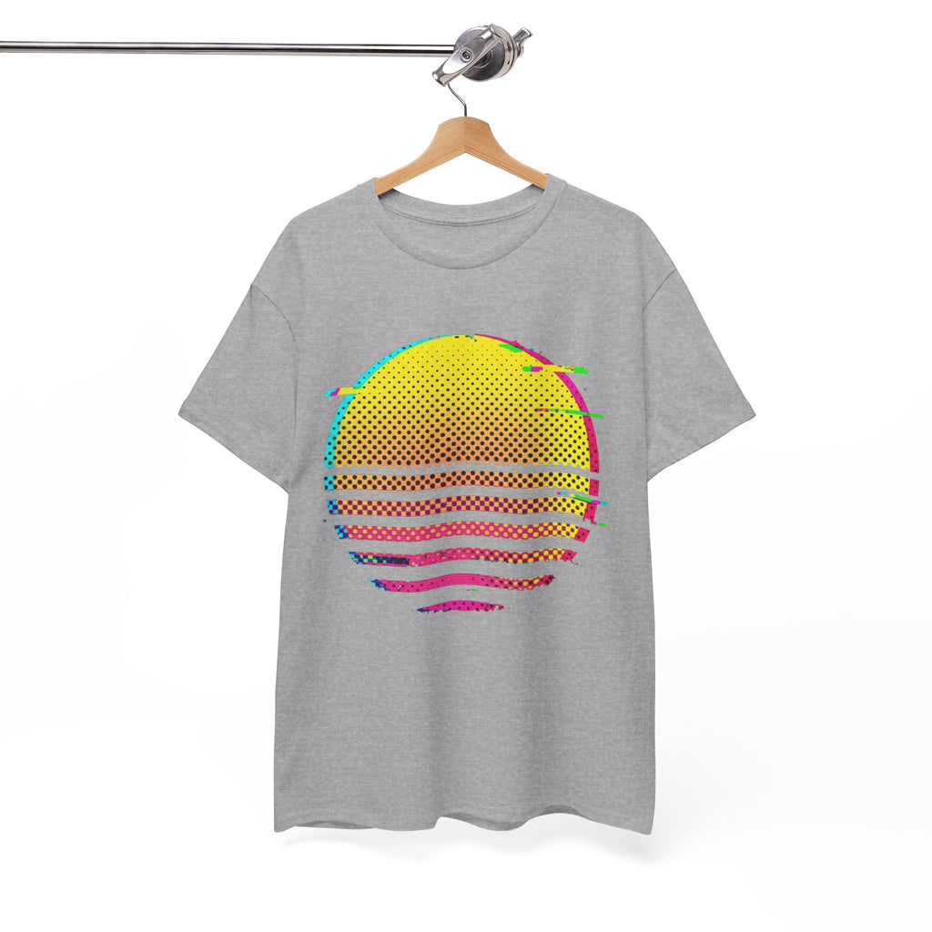 Retro Glitch Sunrise T-Shirt