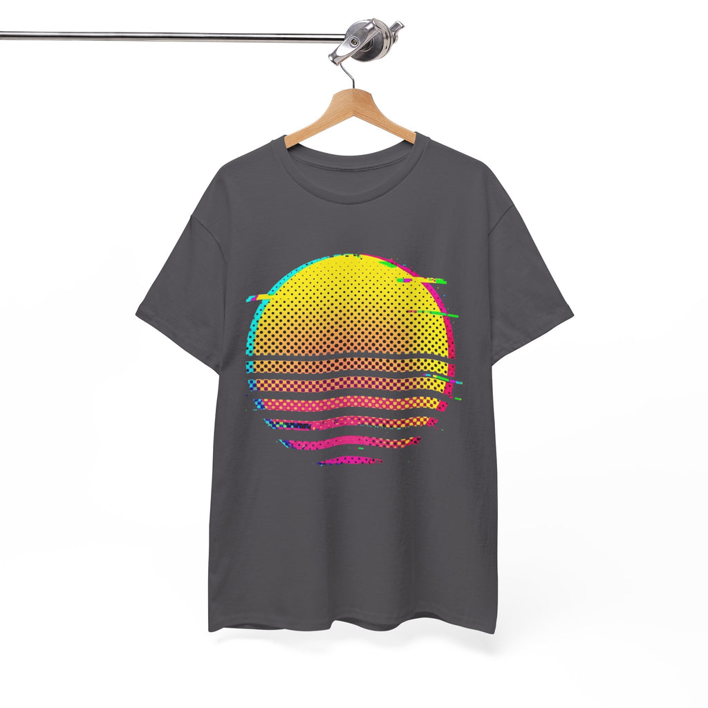 Retro Glitch Sunrise T-Shirt