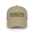 Low Profile Baseball Cap — "Life Sucks and Then You Get High" Retro Patch
