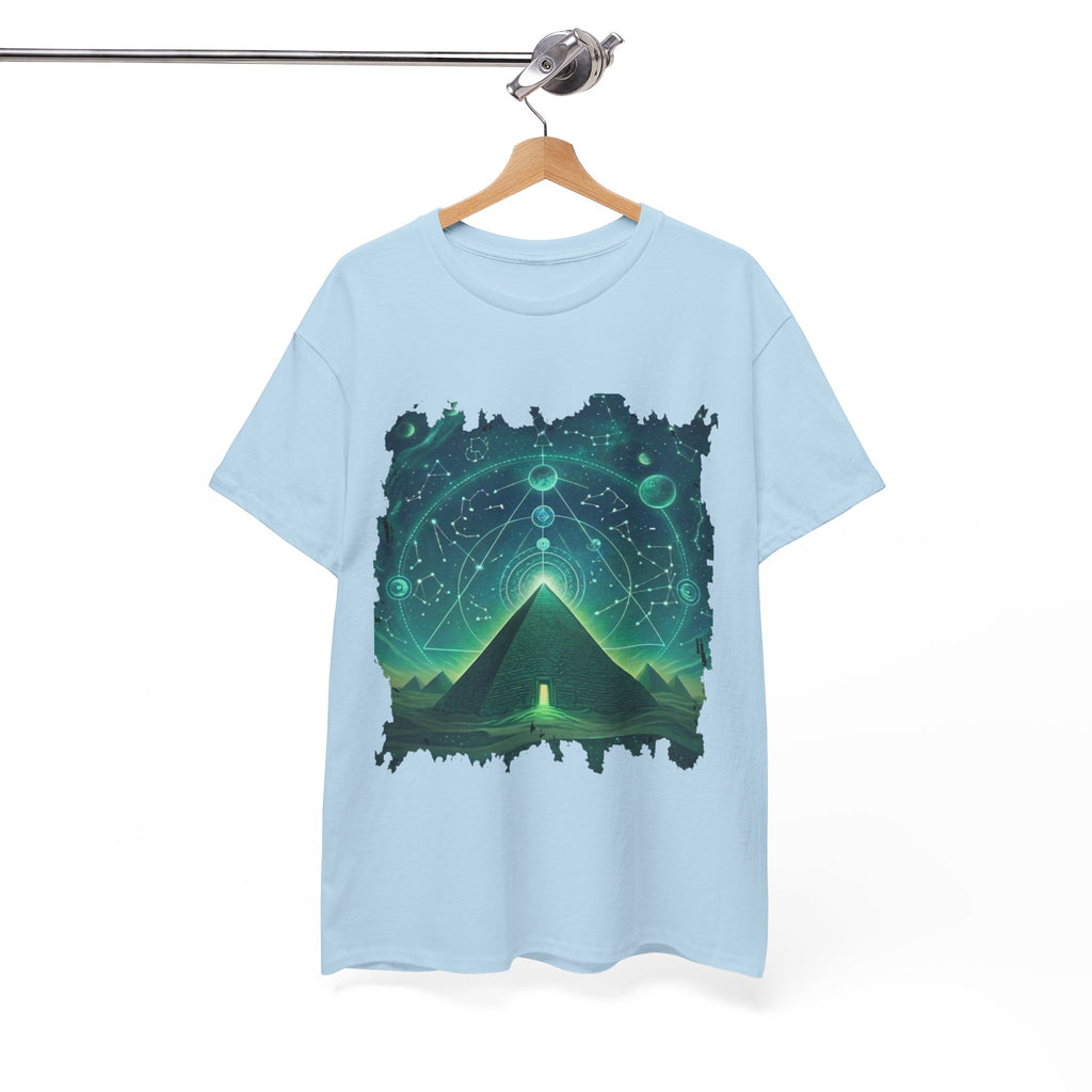 Mystic Pyramid Graphic Tee — Cosmic Geometry T-Shirt