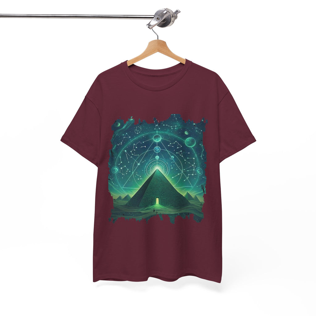 Mystic Pyramid Graphic Tee — Cosmic Geometry T-Shirt